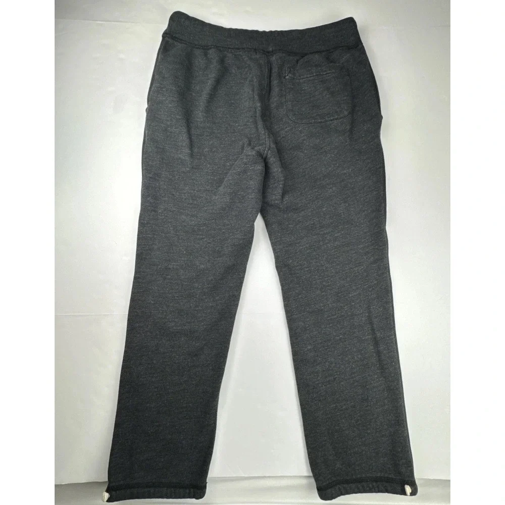 Polo Ralph Lauren Mens Sweatpants Medium Charcoal Heather Fleece Joggers Pony